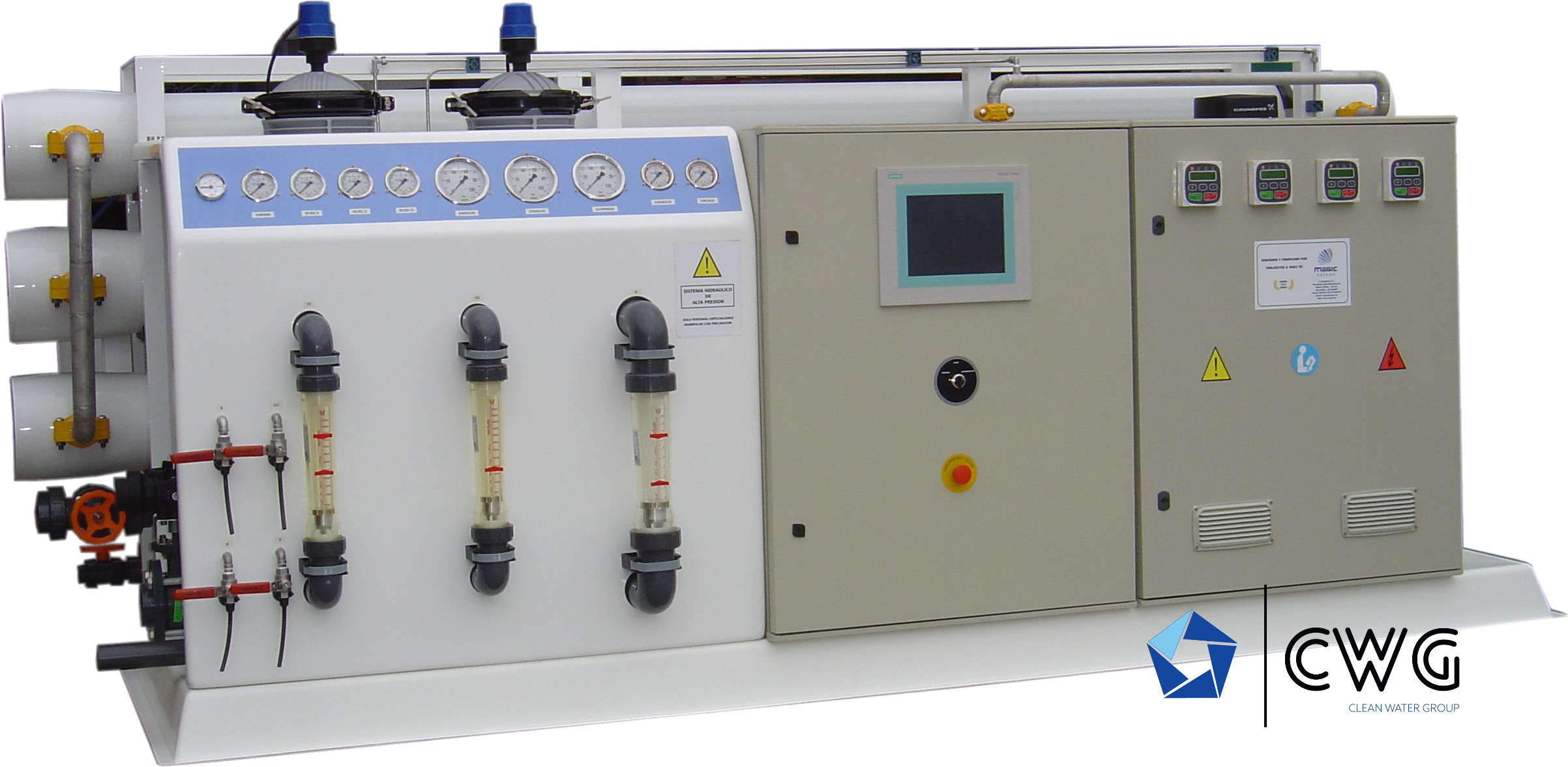 SEAMASTER industrial seawater reverse osmosis high-pressure system